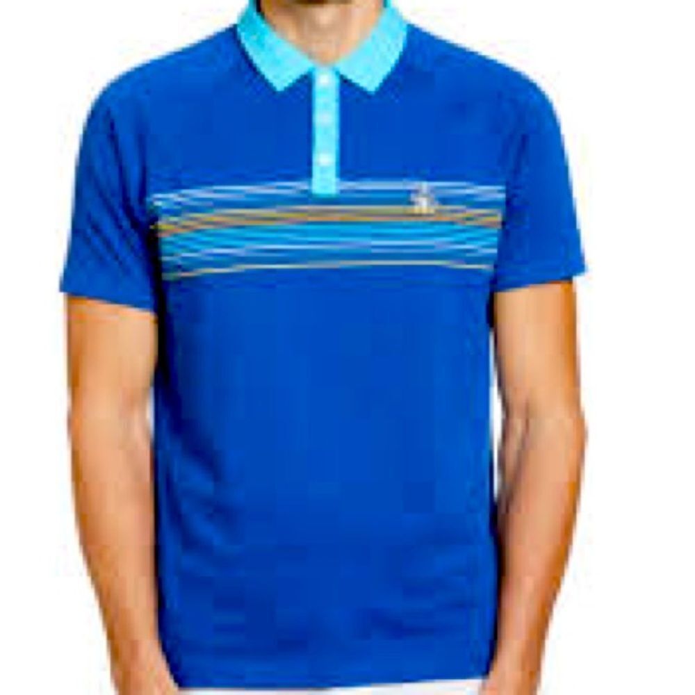 Original Penguin Men's Blue Polo Shirt Size M
